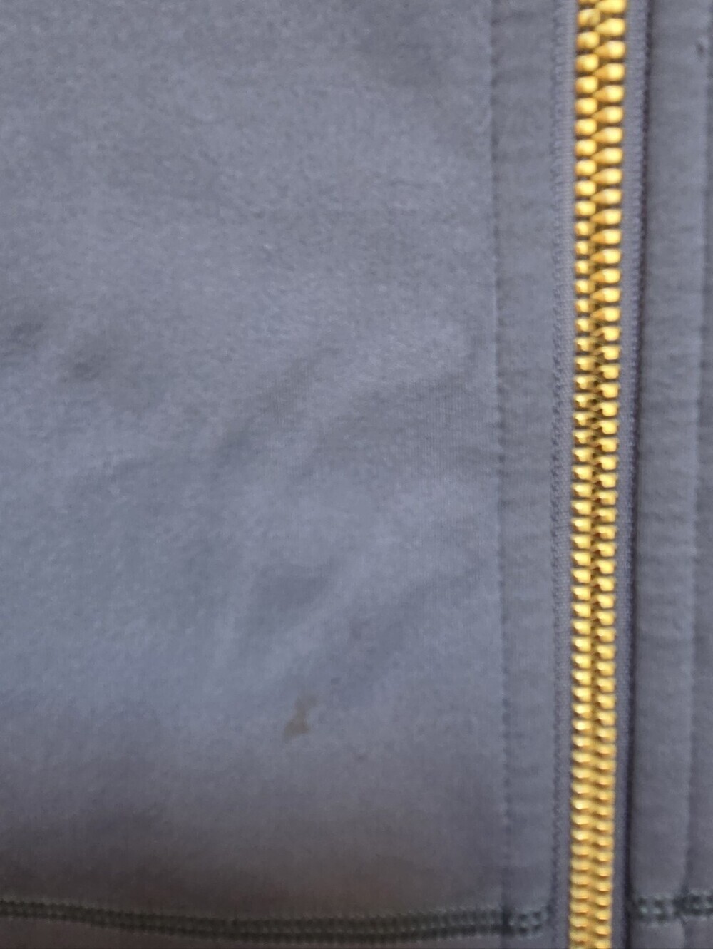 Lululemon Define Jacket Nulu Shade Gold Zip Blue Size 12 Sold Out Rare - Picture 7 of 10
